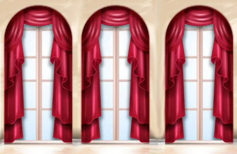 Social Hall Curtains & Drapery