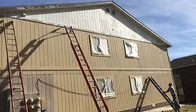 Social Hall Exterior Painting & Wall Siding
